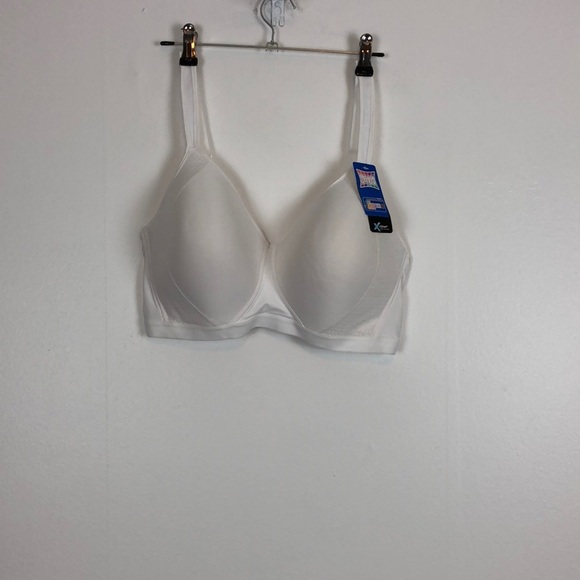 NWT Hanes Comfort Flex Fit wicking cooling white adjustable strap bra Size 3XL - Picture 1 of 2
